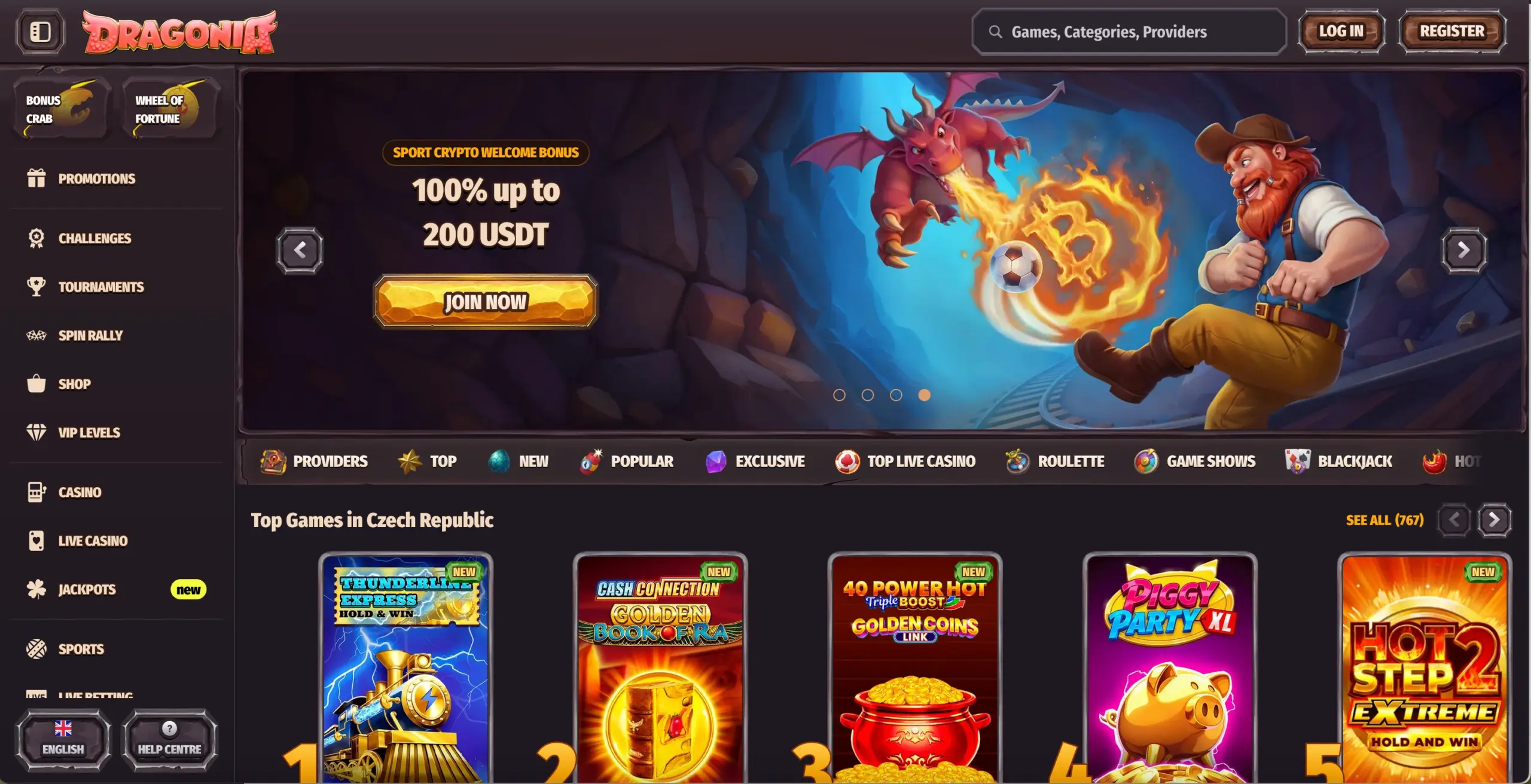 dragonia casino