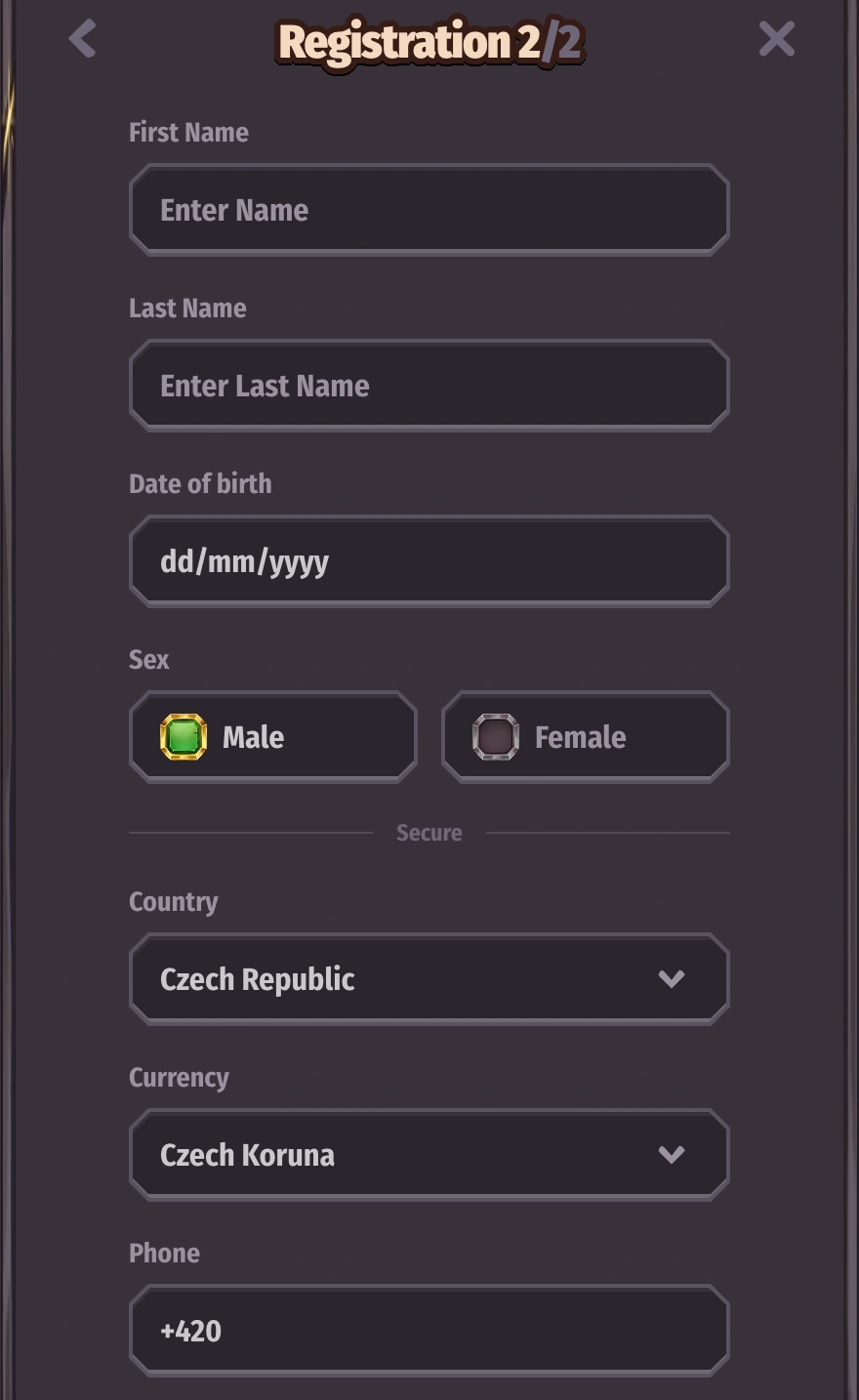 dragonia casino login